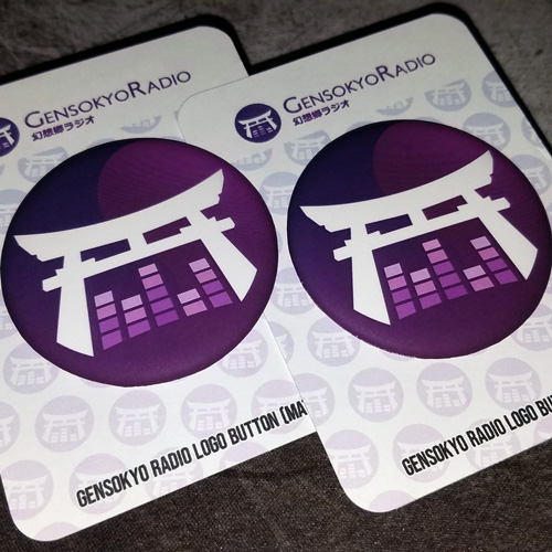 Gensokyo Radio Logo Buttons (2-pack) preview