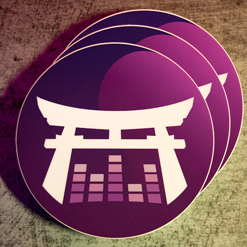 Gensokyo Radio Logo Sticker (3-pack) preview